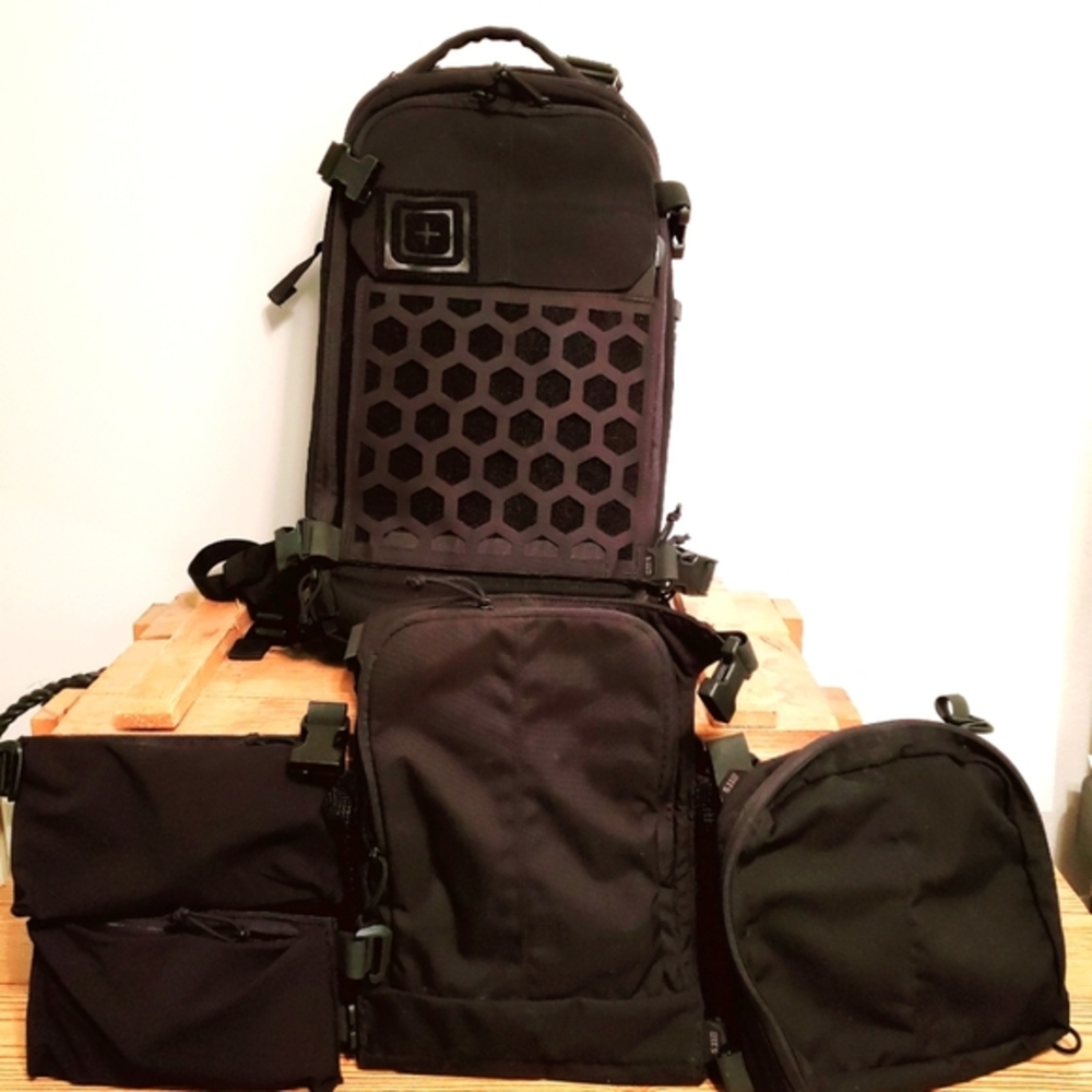 5.11 Amp10 Tactical Backpack w/ 4 Molle kits included